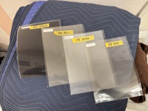 Rear projection window film